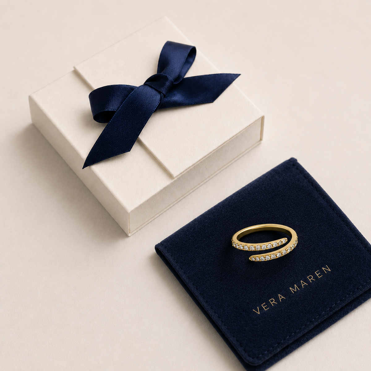 CZ Wrap Ring
