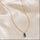 Minimalist Sapphire Pendant Necklace