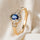 Heirloom Sapphire Halo Crystal Ring