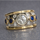 Vintage Gold Oval Stone Ring
