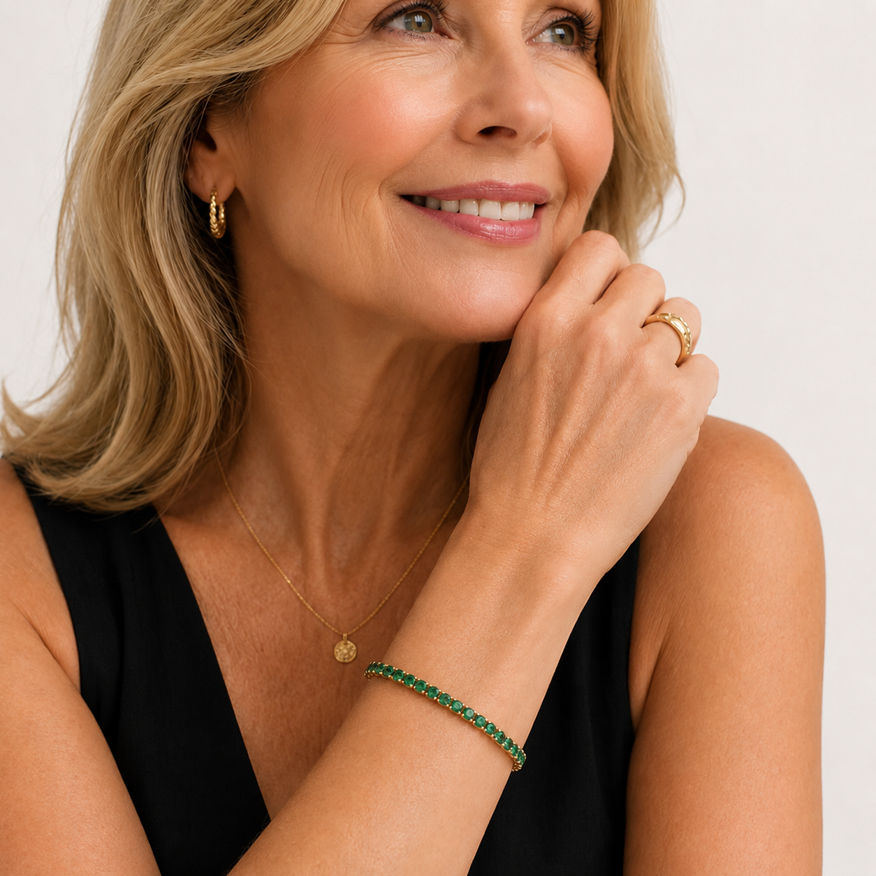 Emerald Tennis Bracelet