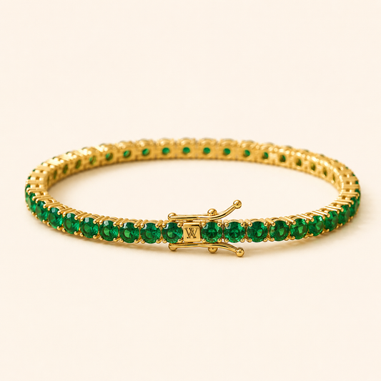 Emerald Tennis Bracelet