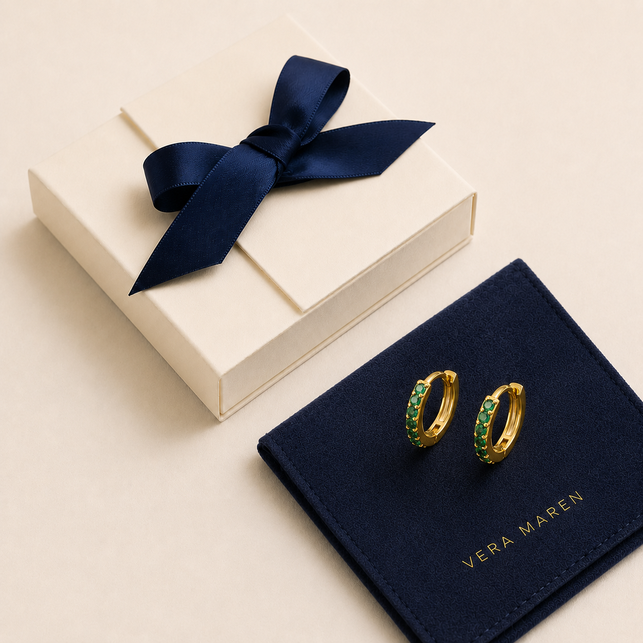 Coastal-Inspired Gold Drop Earrings