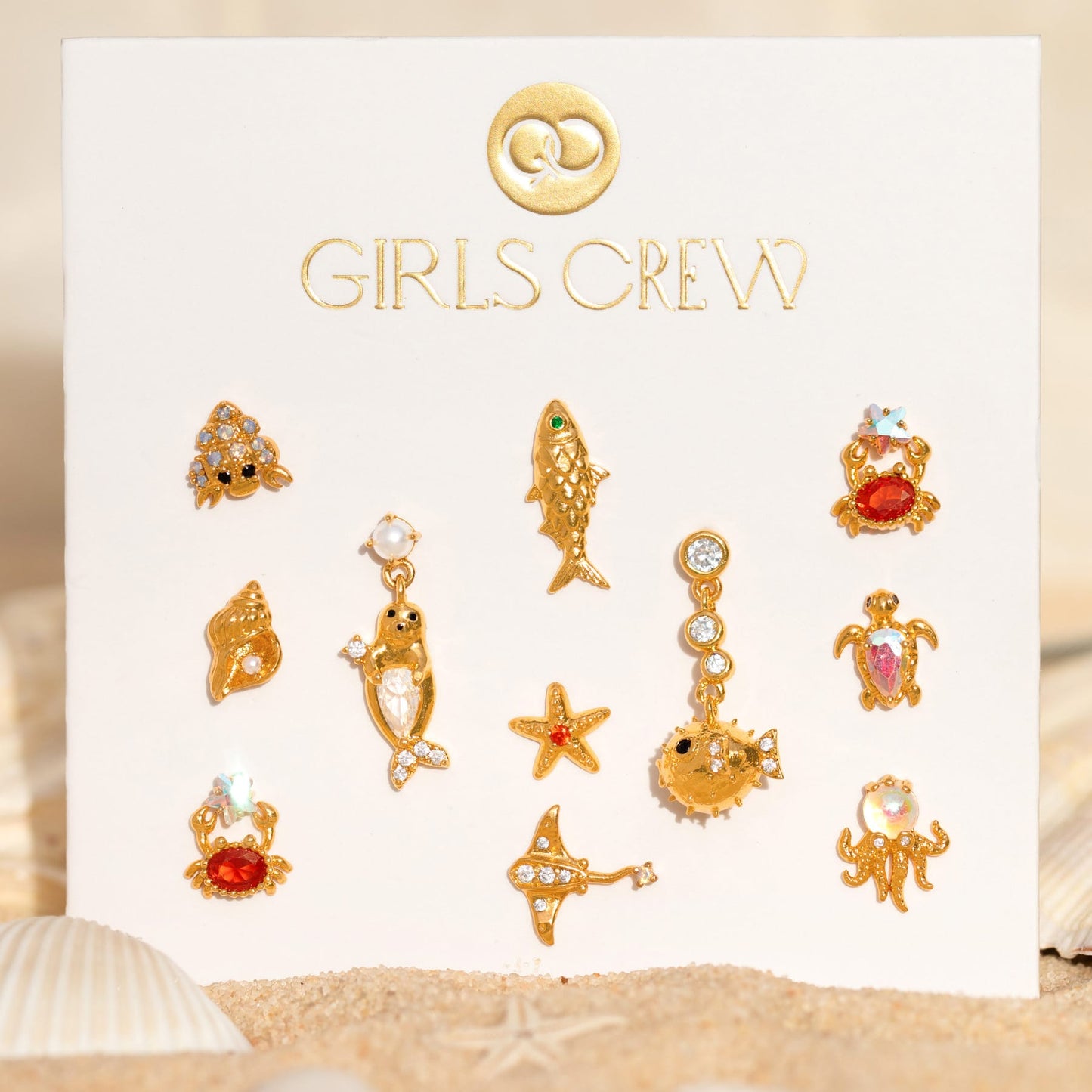 Summer Catch Stud Set