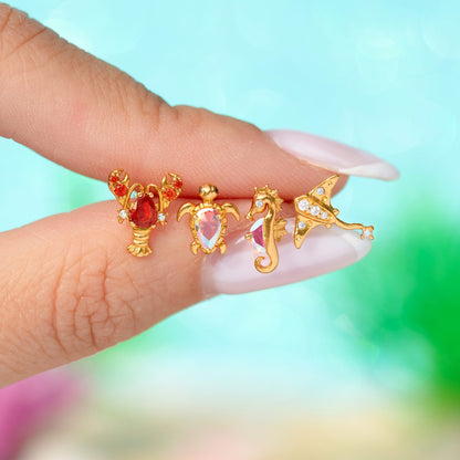 Summer Catch Stud Set