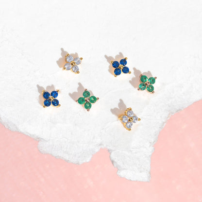 Teeny Tiny Clear Cluster Studs