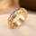 Antique Gold Flower Ring