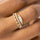Mila Golden Rings Set