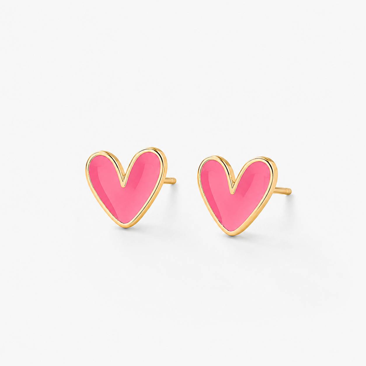 The Heart Stud Earrings