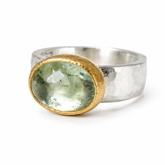 Handmade Vintage Green Ring
