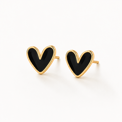 The Heart Stud Earrings