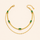Sorella Gem Double-Layer Retro Necklace