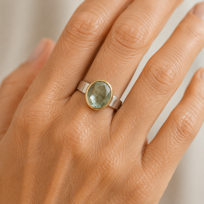 Handmade Vintage Green Ring