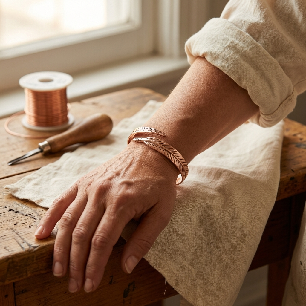 Vera's Root Copper Bracelet