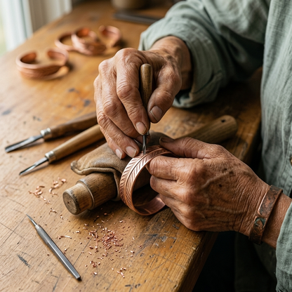 Vera's Root Copper Bracelet