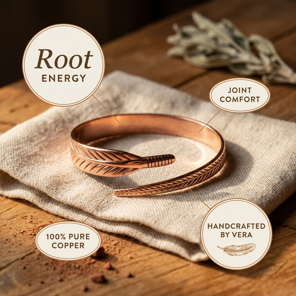 Vera's Root Copper Bracelet