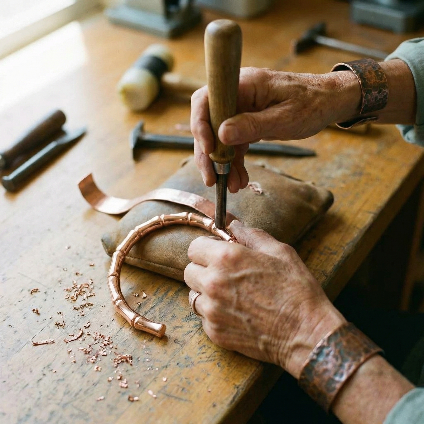 Vera's Grove Copper Bracelet