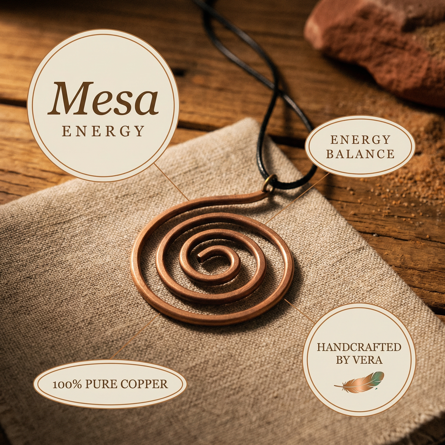 Vera's Mesa Copper Necklace