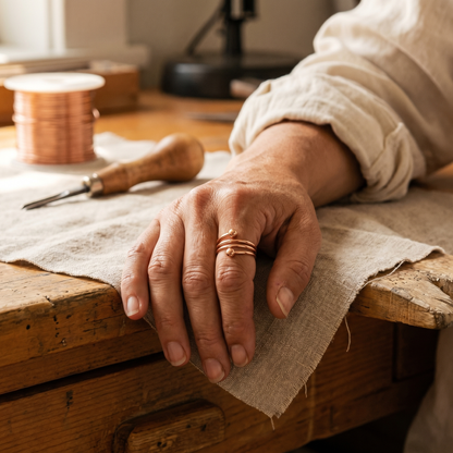 Vera's Silt Copper Ring