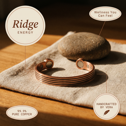 Vera's Ridge Copper Bracelet