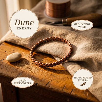 Vera's Dune Copper Anklet