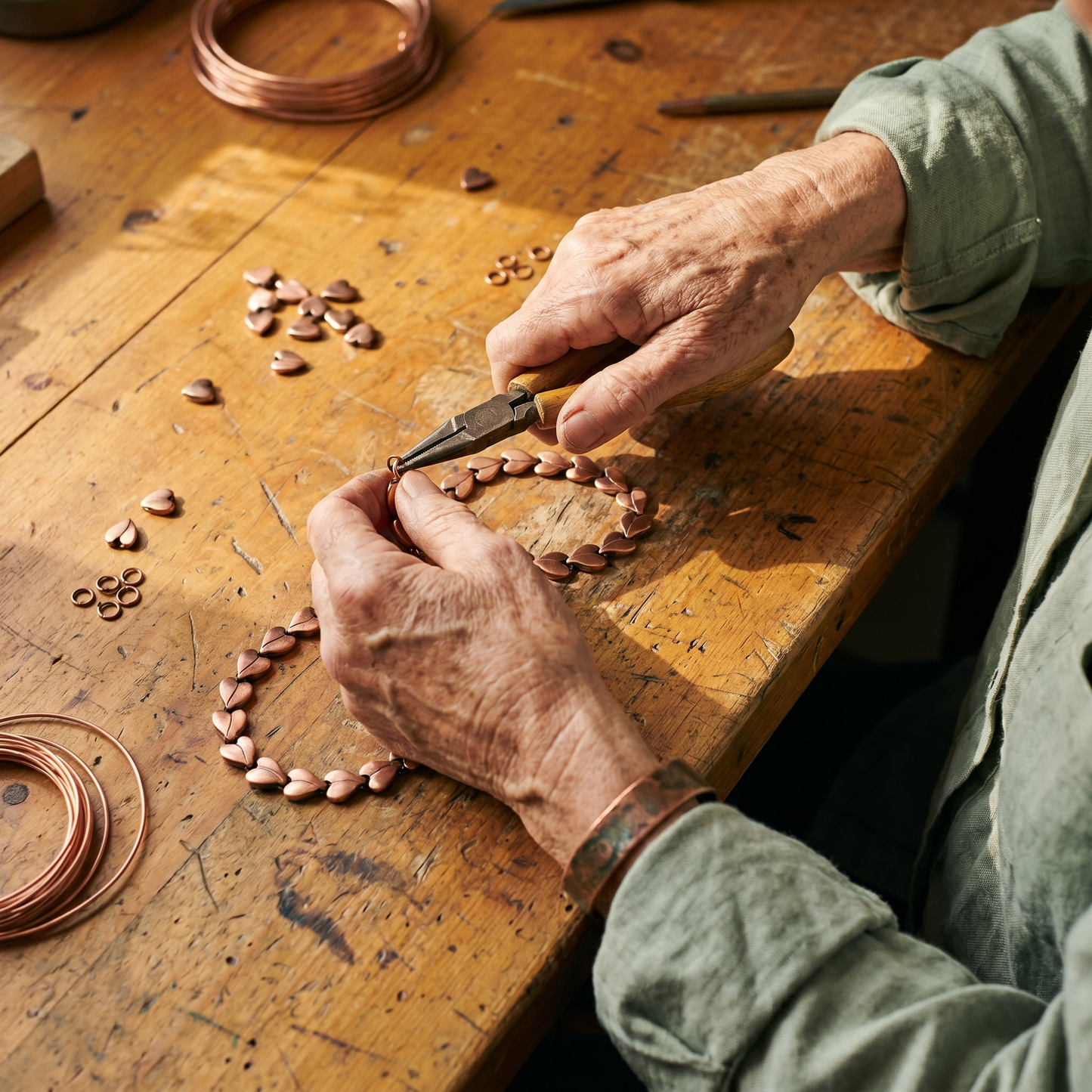 Vera's Briar Copper Necklace