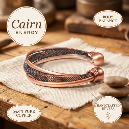 Vera's Cairn Copper Bracelet