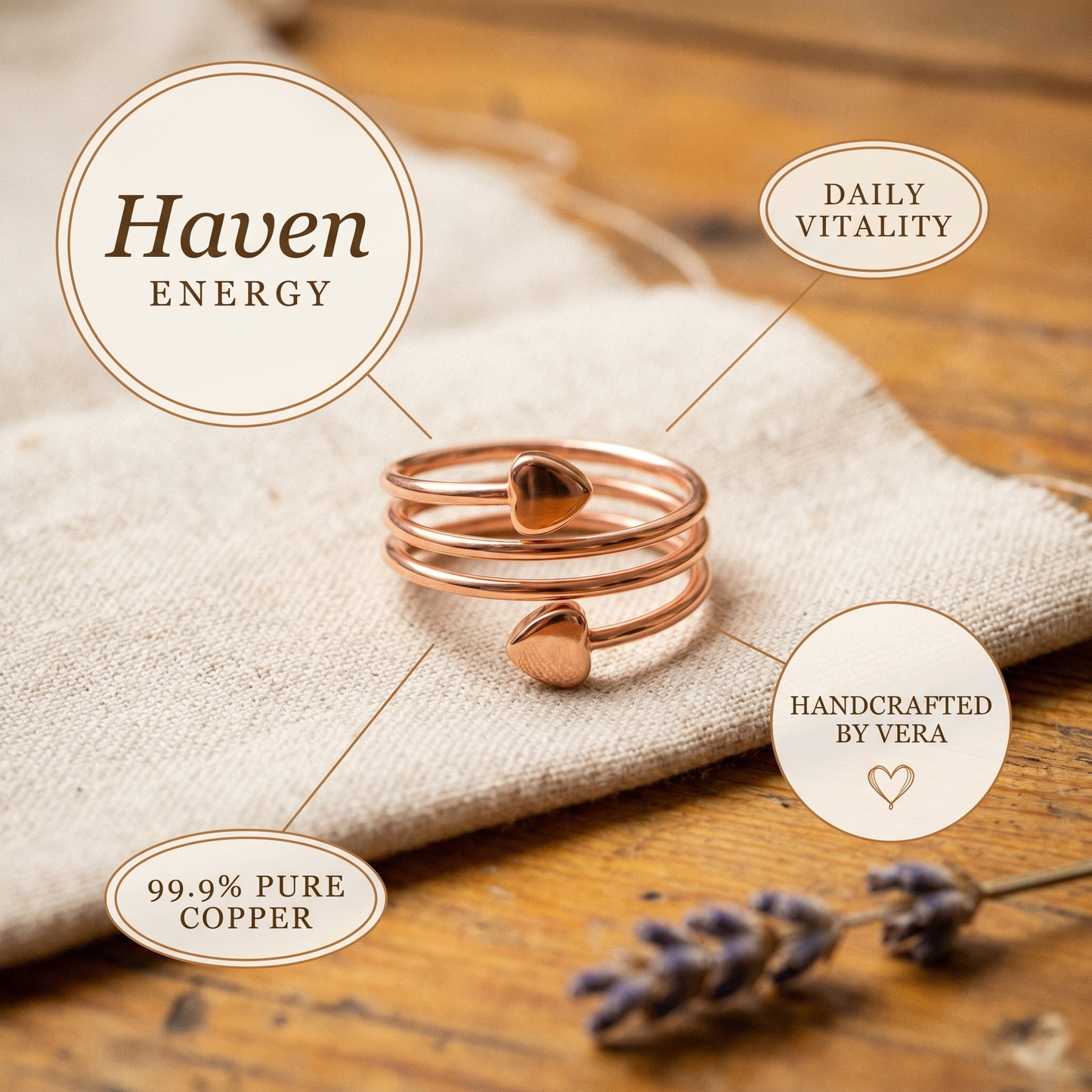 Vera's Haven Copper Ring