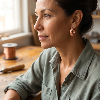 Vera's Vale Copper Earrings