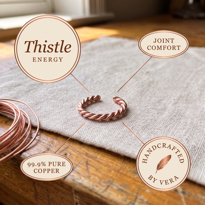 Vera's Copper Tensor Ring