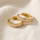 Luxe Gold Earrings with Crystals