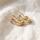 Vintage gold and diamond earrings