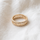 Bright Hollow Gold Ring