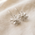 Vintage Irregular Blossom Silver Earrings