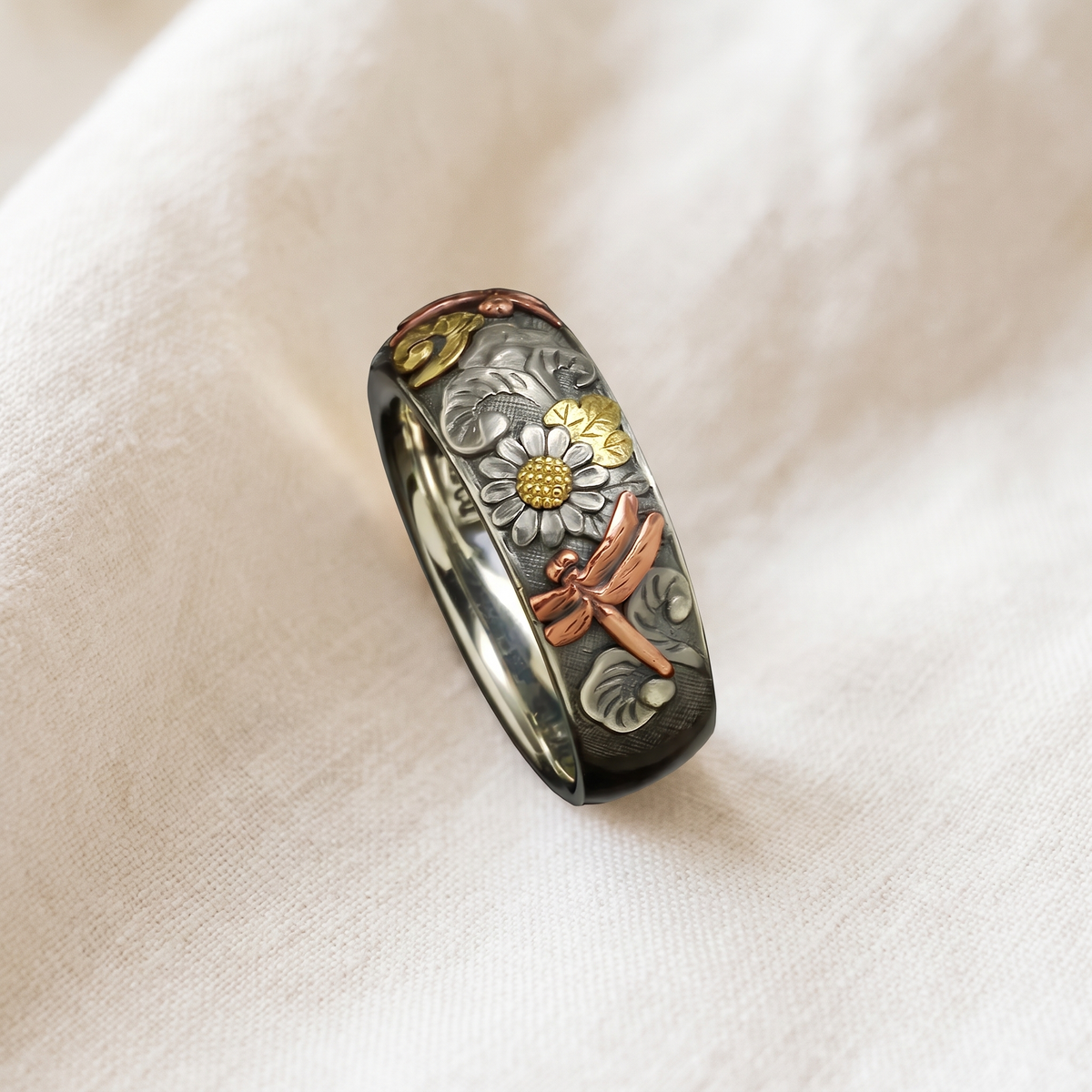 Vintage Natura Silver Ring - product photo